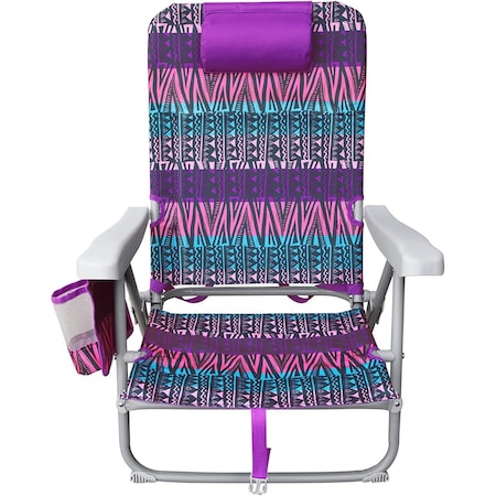 Hurley Standard Backpack Beach Chair (Steel), Waikiki, Pink Violet CHHRSTWKPV